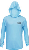 Tethered Skiff - Sky Blue LS Hooded - Blue Pill