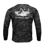 Tethered Skiff - Mossy Oak Black Tip - LS Hooded - Redfish