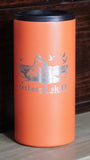 Slim Can Cooler - Coral - Redfish Tail