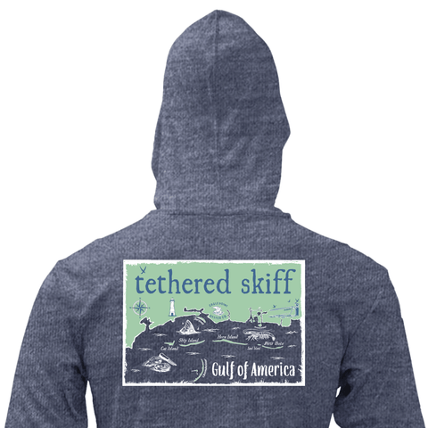 Tethered Skiff - Island Map - LS Hooded Performance - Tethered Skiff