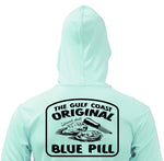 Tethered Skiff - Oyster - Sea Foam - LS Hooded Performance - Tethered Skiff