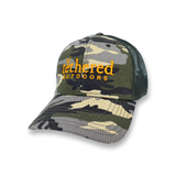 Camo Tethered Outdoors Trucker Hat