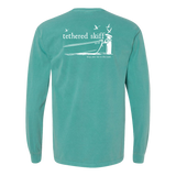 Tethered Skiff White Logo