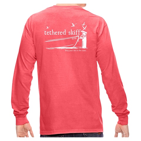 Tethered Skiff White Logo